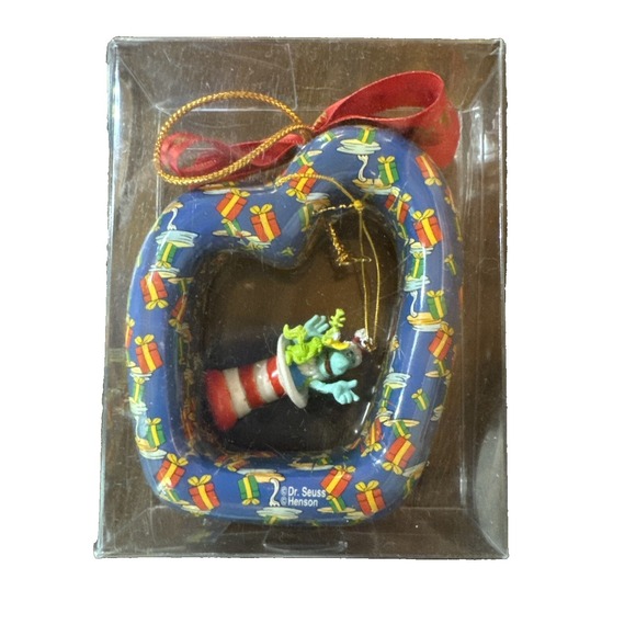 The Unbranded Brand Other - Wubbulous World of Dr Seuss Christmas Ornament w/ Yurtle The Turltle Mini In Box